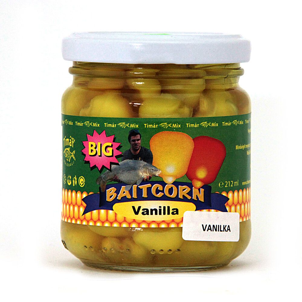 BIG Baitcorn / Milzīga mērcēta kukurūza bundžā , gatavā ēsma , 212ml