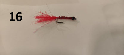 Ziemas mānekļi - Peipusa mušas ar UV efektu - dažādas krāsas un varianti