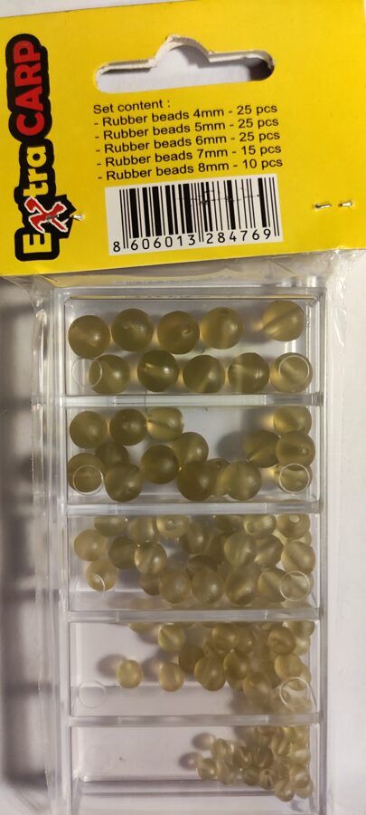 EXC Gumijas bumbiņu komplekts, Rubber beads set 100 pcs