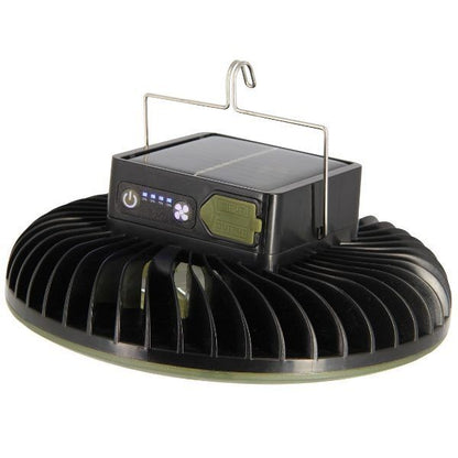 NGT Dynamic Fan - USB Rechargable 3600mAh Fan with Light and Powerbank / Lādējams ventilators ar gaismiņu un iebūvētu powerbanku