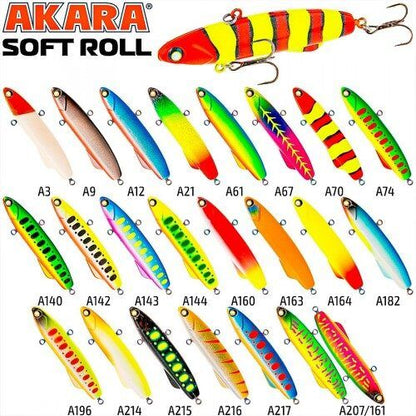 Akara Rattlin Soft Roll 80 (80mm, 28g, grimstošs)