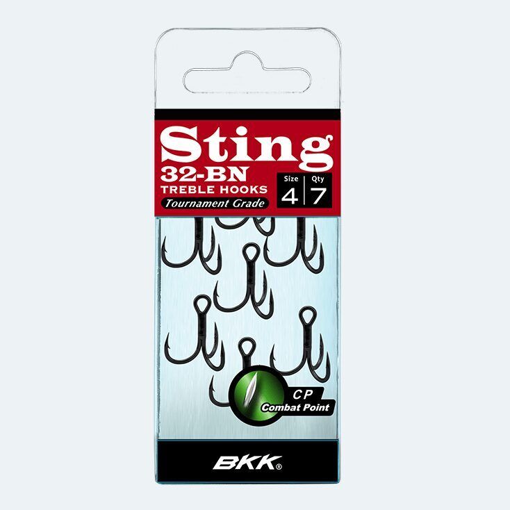 BKK Sting 32-BN Treble Hooks , Trīsžuburu āķis