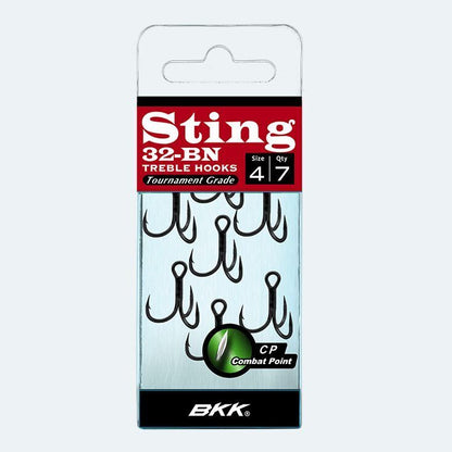 BKK Sting 32-BN Treble Hooks , Trīsžuburu āķis
