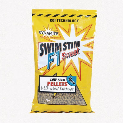 Dynamite Swim Stim F1 Sweet Pellets, F1 saldās peletes 2mm/4mm/6mm/8mm