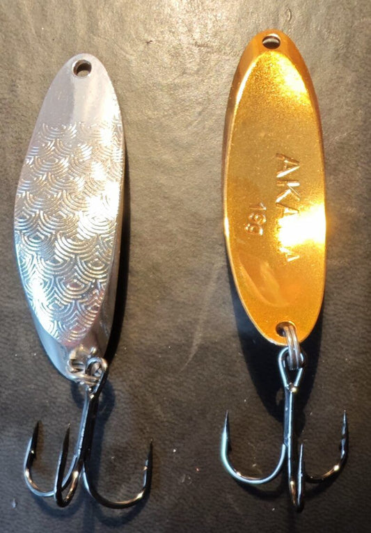 Spožo taimiņu šūpiņš -  19g ar āķi, sudrabs/zelts