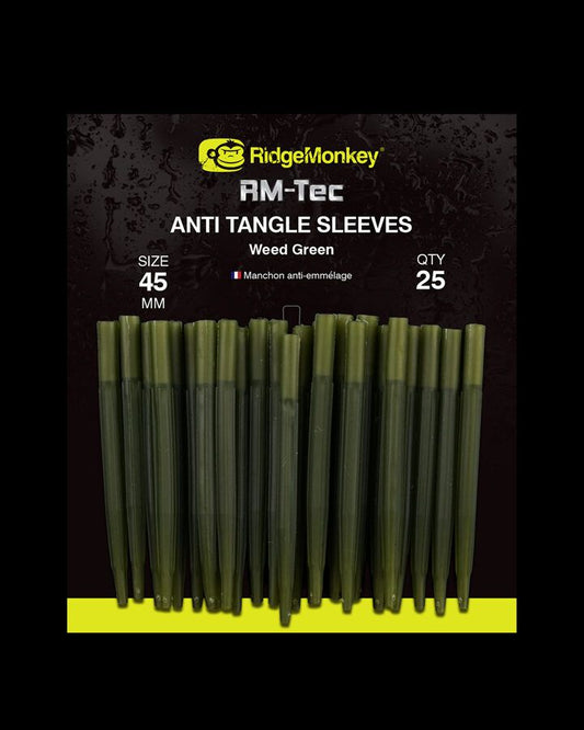 Ridge Monkey RM-Tec Anti-Tangle Sleeves, Gumijas pretsapīšanās Uzmavas