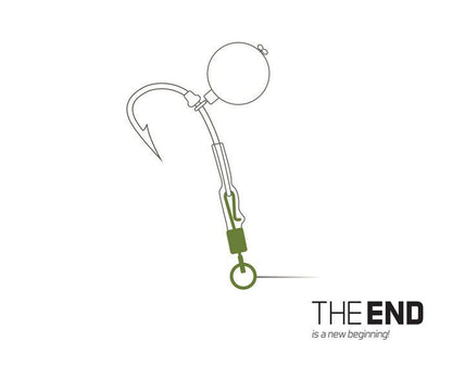 Delphin Quick swap swivel with ring / 10pcs size 4