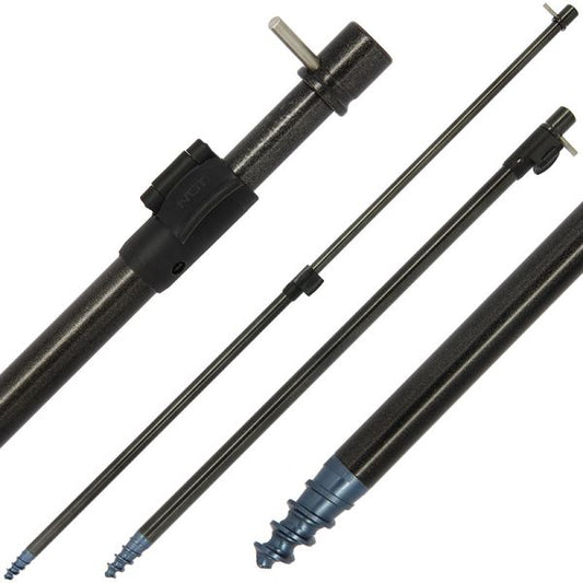 NGT 24" Power Bore Aluminium Storm Pole with T Bar, skrūvējami mietiņi