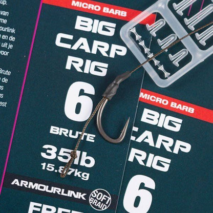 NASH BIG CARP RIG, Gatavā lielo karpu pavada ar Brute āķiem