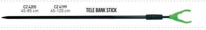 Carp Zoom Alumimium Telescopic Bank Stick 45-85cm / Vidējs makšķeru turētājs ar U veida turētāju