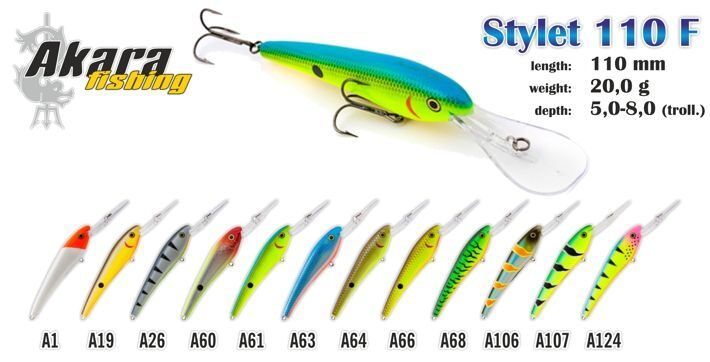AKARA Stylet 110 F (110mm, 20g, 5-8m)
