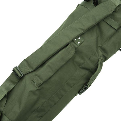 Makšķeru soma ar ārējām kabatām makšķerkātiem 120cm