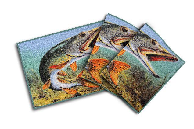 Delphin 3D pike rug (paklājs ar līdaku)