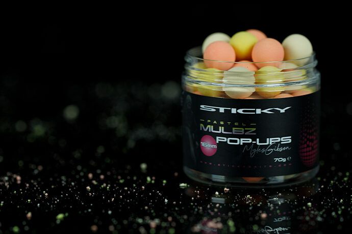 STICKY MULBZ PASTEL POP UPS, Pasteļkrāsu Plūškoka peldošās boilas jeb pop up - 12,14,16mm