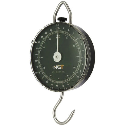 NGT Specimen Dial Scales w/ Stainless Steel Hanger and Hook / Rokas Svari / Komplekts līdz 27 kg / 60lbs