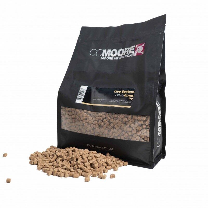 CCMOORE LIVE SYSTEM PELLETS 3mm 6mm 1kg 5kg