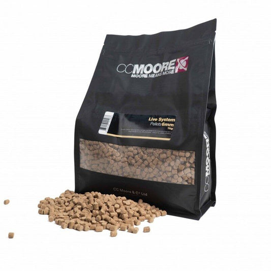 CCMOORE LIVE SYSTEM PELLETS 3mm 6mm 1kg 5kg