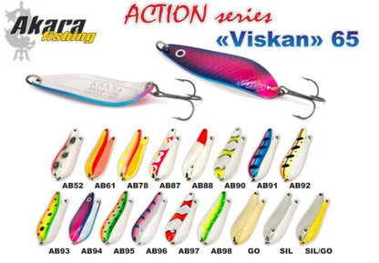 Šūpiņš AKARA «Viskan» Action 65 SH (65mm / 18gr)