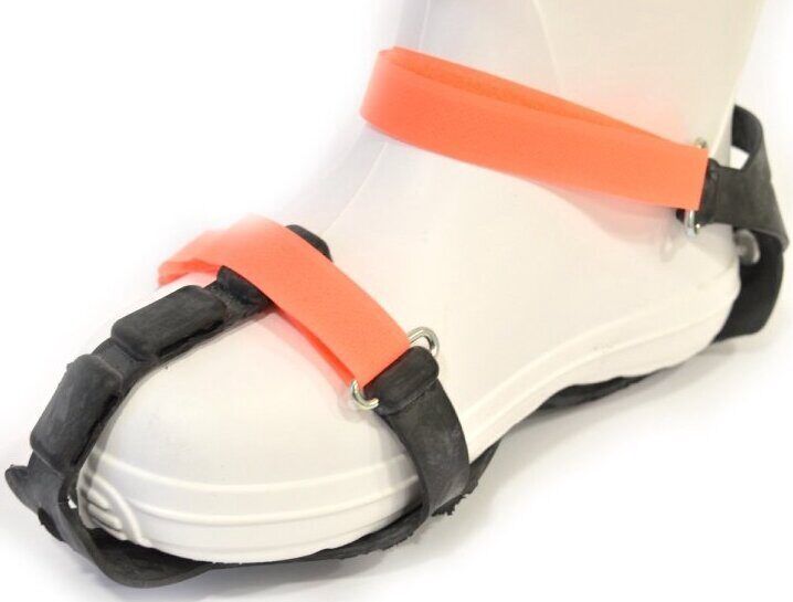 Apavu pretslīdes uzlika / Dzelkšņi Akara ANT-534, melna/oranža, 2 gab.