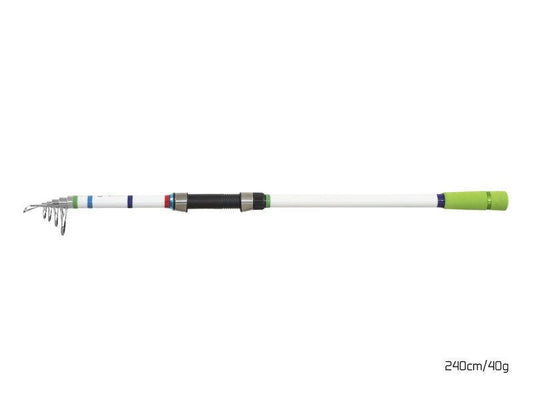 Teleskopiskā bērnu makšķere Delphin YUPIE 240cm/40g