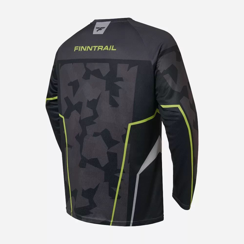 UPF 50 Krekls FINNTRAIL JERSEY 6600 CAMOSHADOWBLACK