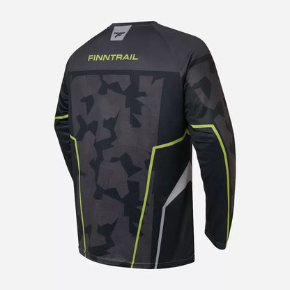 UPF 50 Krekls FINNTRAIL JERSEY 6600 CAMOSHADOWBLACK