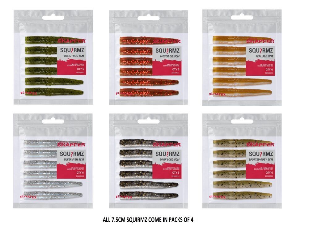 Silikona māneklis Korum Snapper Floatex Squirmz 5cm