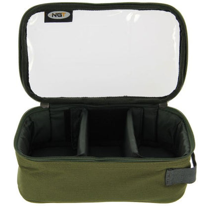 NGT 3 Way 'Clear Top' Deluxe Lead Bag , Svinu somiņa Clear top