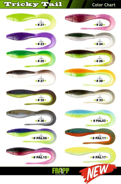 Frapp Tricky Tail 8" / Gumijas māneklis 20cm , 52g