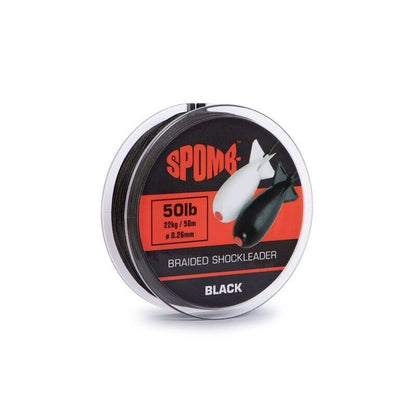 FOX Spomb Braided Leader 0,26mm 22kg 50m Black