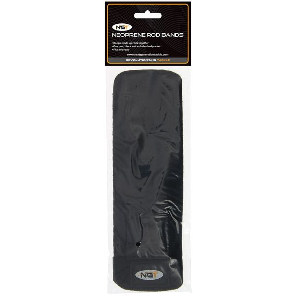 NGT Neoprene Rod Bands , 2gab. makšķeru turētāji ar velcro