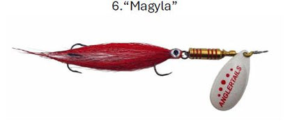 Rotiņš Anglertails 15cm / 12g - Roku darbs