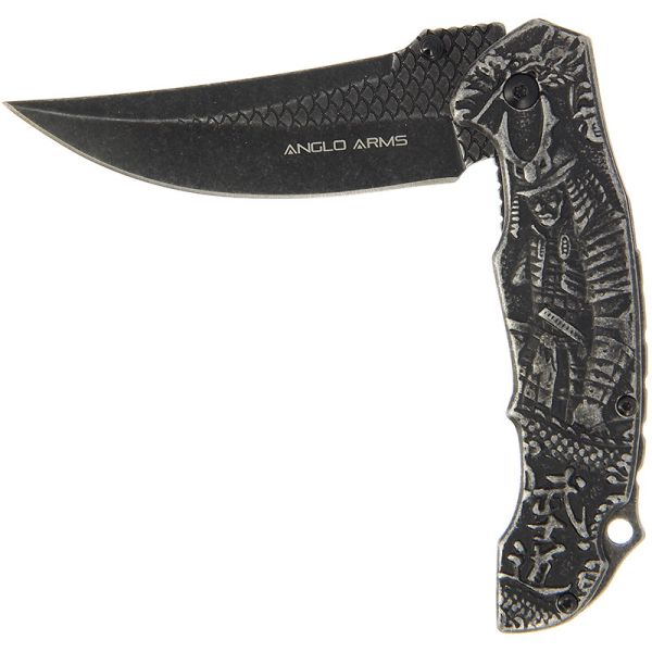 Anglo Arms Samurai lock knife,  saliekamais nazis ar Samuraja 3D emblēmu