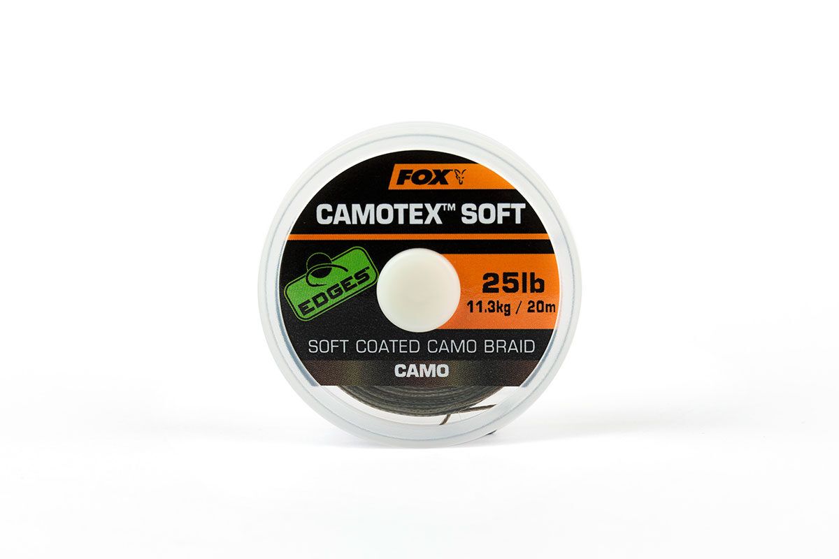 FOX EDGES CAMOTEX SOFT, Mīksts Pavadiņu materiāls 20lb/25lb/35lb
