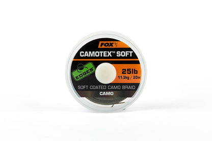 FOX EDGES CAMOTEX SOFT, Mīksts Pavadiņu materiāls 20lb/25lb/35lb
