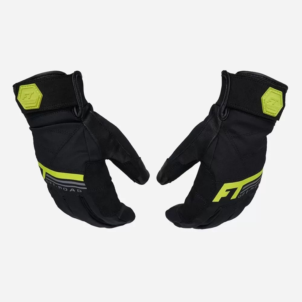 Cimdi FINNTRAIL GT OFF-ROAD GRAPHITEYELLOW