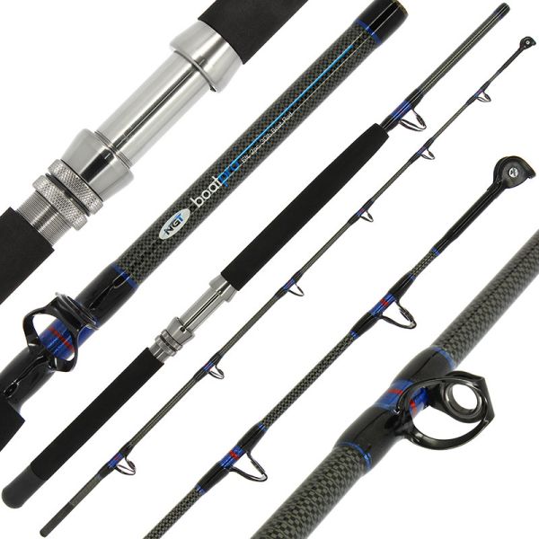 NGT Boat Pro 6ft 2pc 25lb Boat Rod - 1,8m laivas makšķere ar 25Lb testu