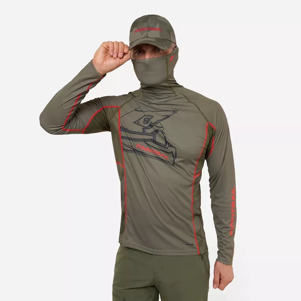 UPF 50 Krekls FINNTRAIL VIZARD KHAKI 6608