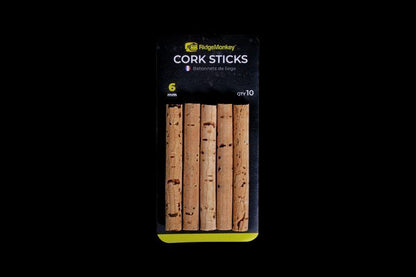 Ridge Monkey Cork Sticks, Rezerves korķa stienīši 6mm vai 8mm