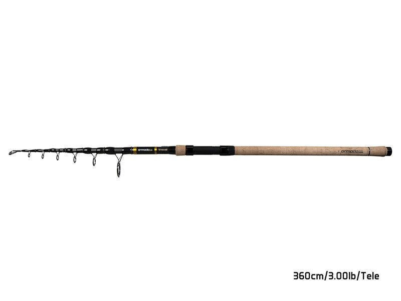 Telescopic Fishing Rod Delphin ARMADA NX TRAVEL BlackWay Cork 360cm/3.00lbs