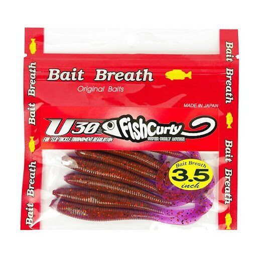 Silikona Mānekļi Bait Breath U 30 Fish Curly 3.5"