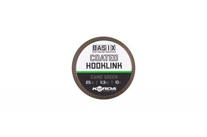 KORDA Basix Coated Hooklink, pavadmateriāls ar pārklājumu / 10m