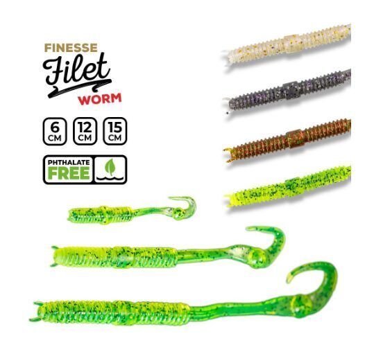 LMAB Finesse Filet TPE Worms 6cm
