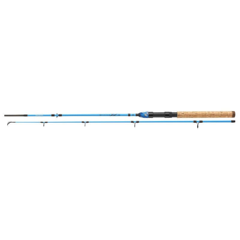 Daiwa Ninja X Kids 1,60m 10-30g zils / Spinings makšķerkāts