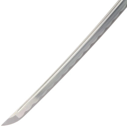 Samuraja dizaina zobens - Roku darinājums + statīvs, Hand Made Sword Set 407 Lone samurai design