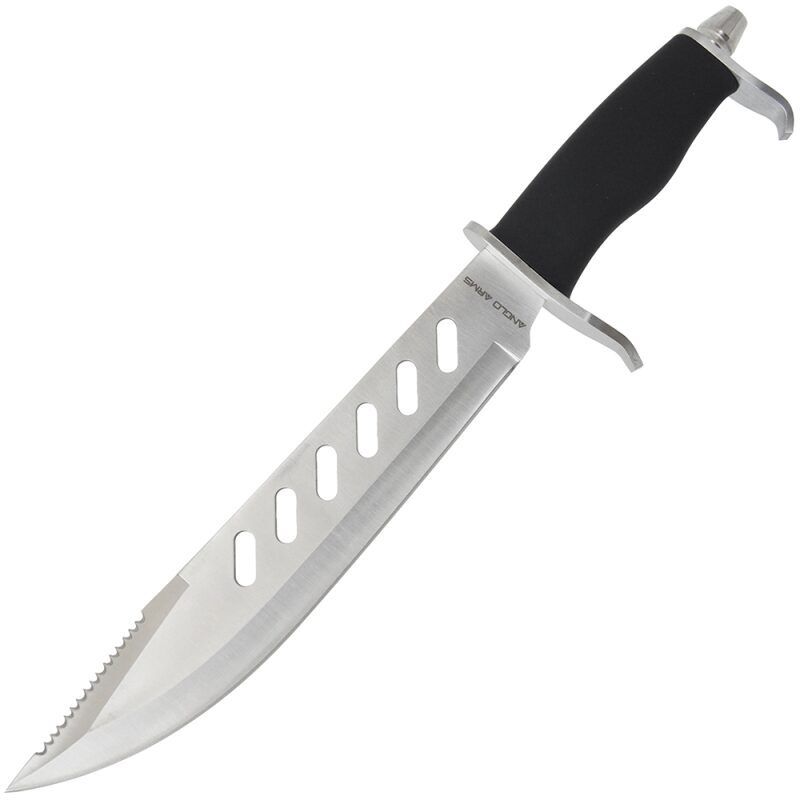 Nerūsējoša tērauda Medību nazis ar gumijas rokturi, 15" Knife with Rubber Handle
