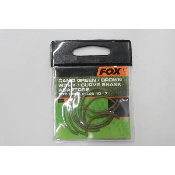 Fox Withy Curve Shank Adaptor, Izliektās gumijas , 3 krāsās