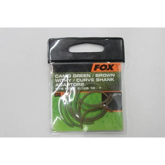 Fox Withy Curve Shank Adaptor, Izliektās gumijas , 3 krāsās