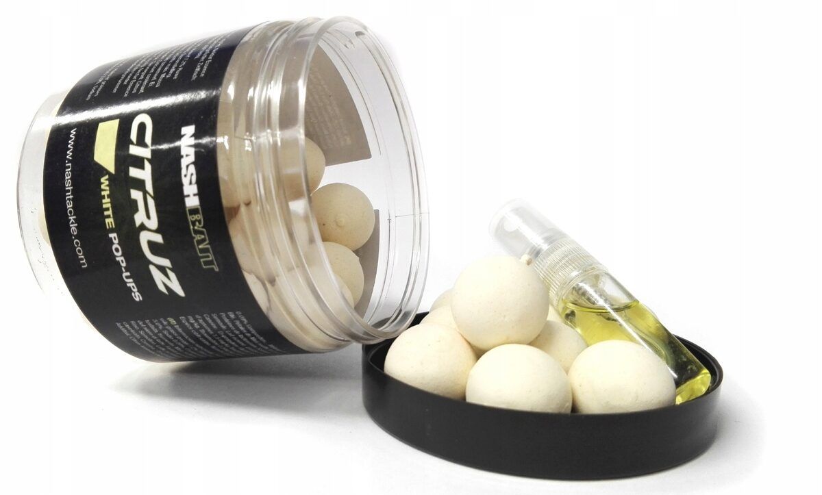 NASH CITRUZ POP UPS White, Nash citrusa pop up balti 12mm un 15mm