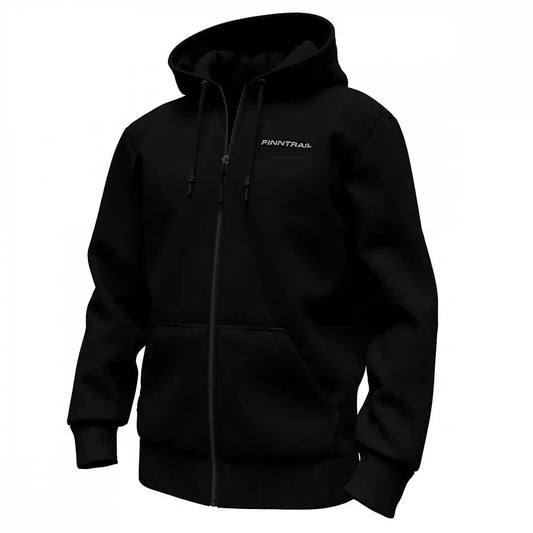 Hūdijs FINNTRAIL LOGO ZIP 6825 BLACK
